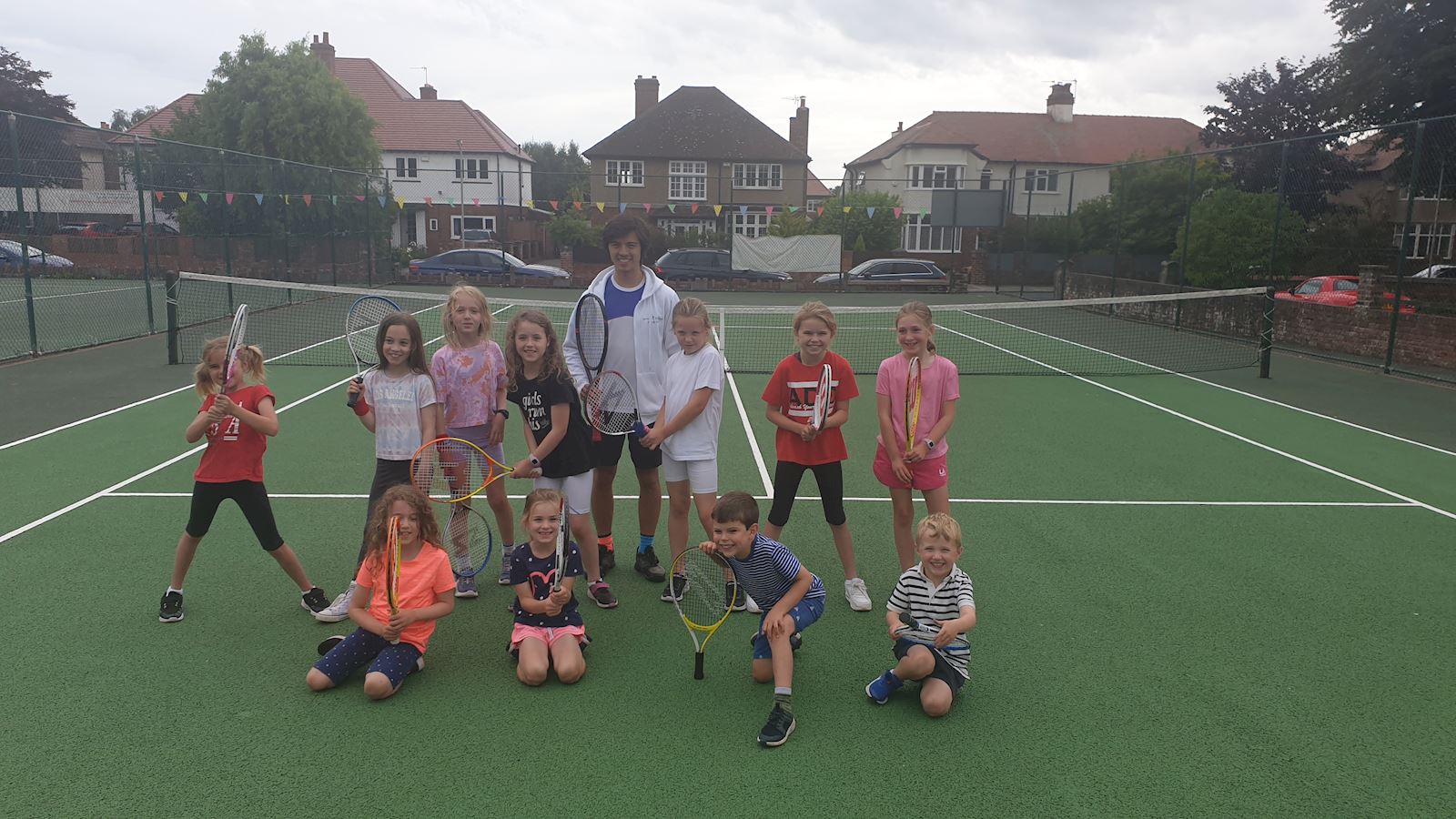 Mini group fun at Bertram Tennis Club