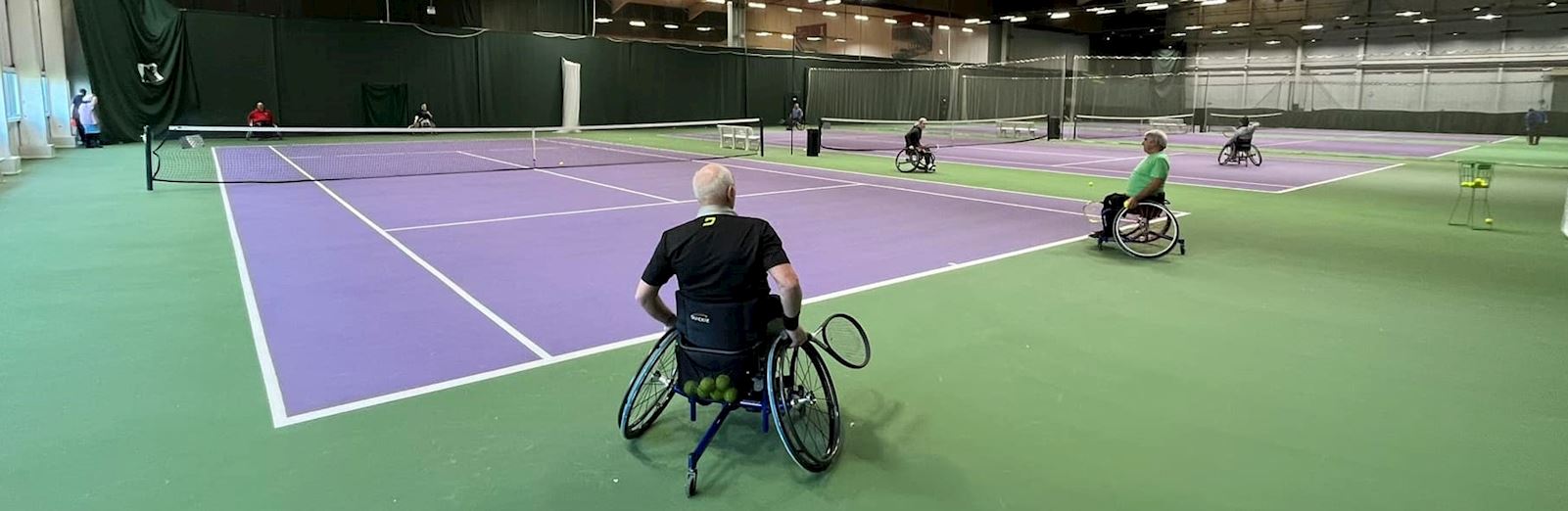 Cardiff Wheelchair Tennis Club Players