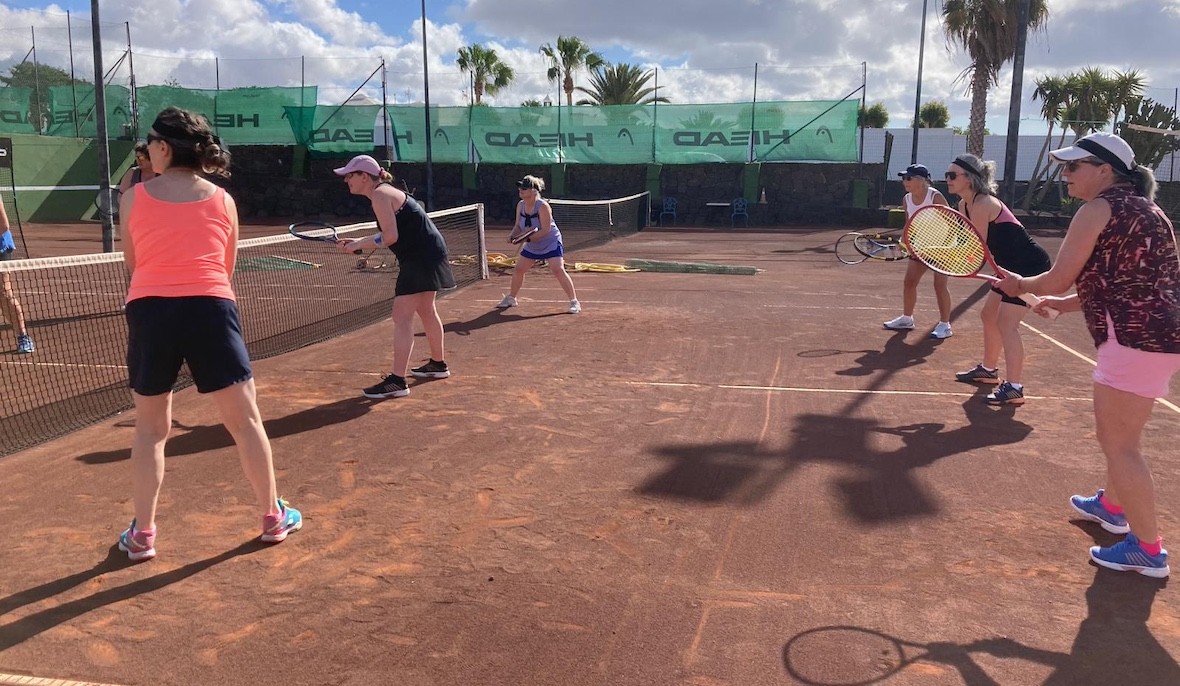 Charnwood women at their warm-weather training camp in Lanzarote