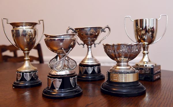 Club trophies go back to the 1930's