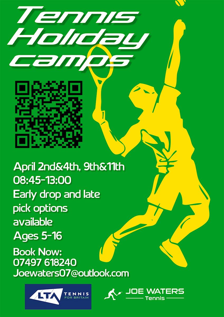 Easter holiday camps poster