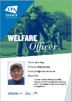 Welfare Officer Poster