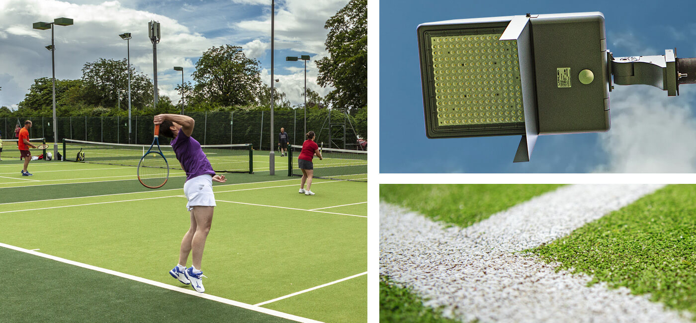 aylesbury tennis club buckinghamshire all weather tiger turf led lit courts